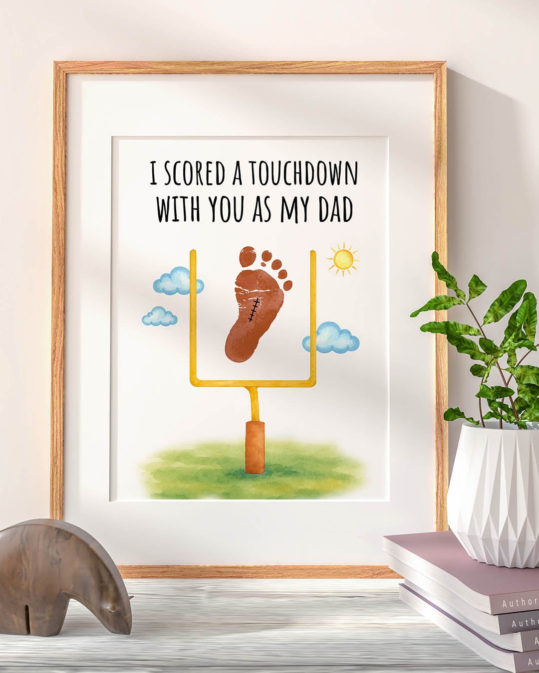 A Super Bowl Touchdown for Dad: The Most Meaningful Football Keepsake Gift - Lasting Littles