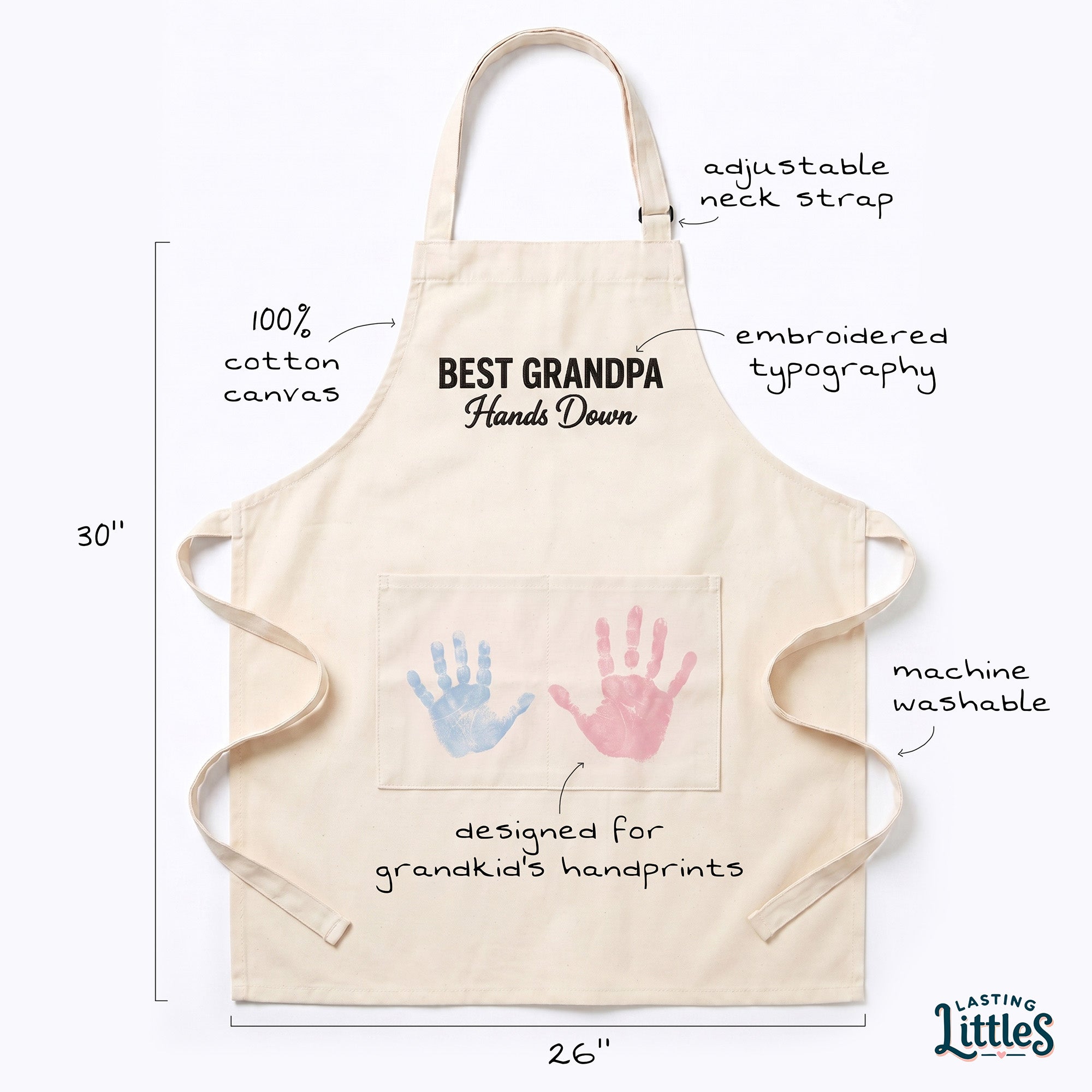 Best Grandpa Hands Down Apron