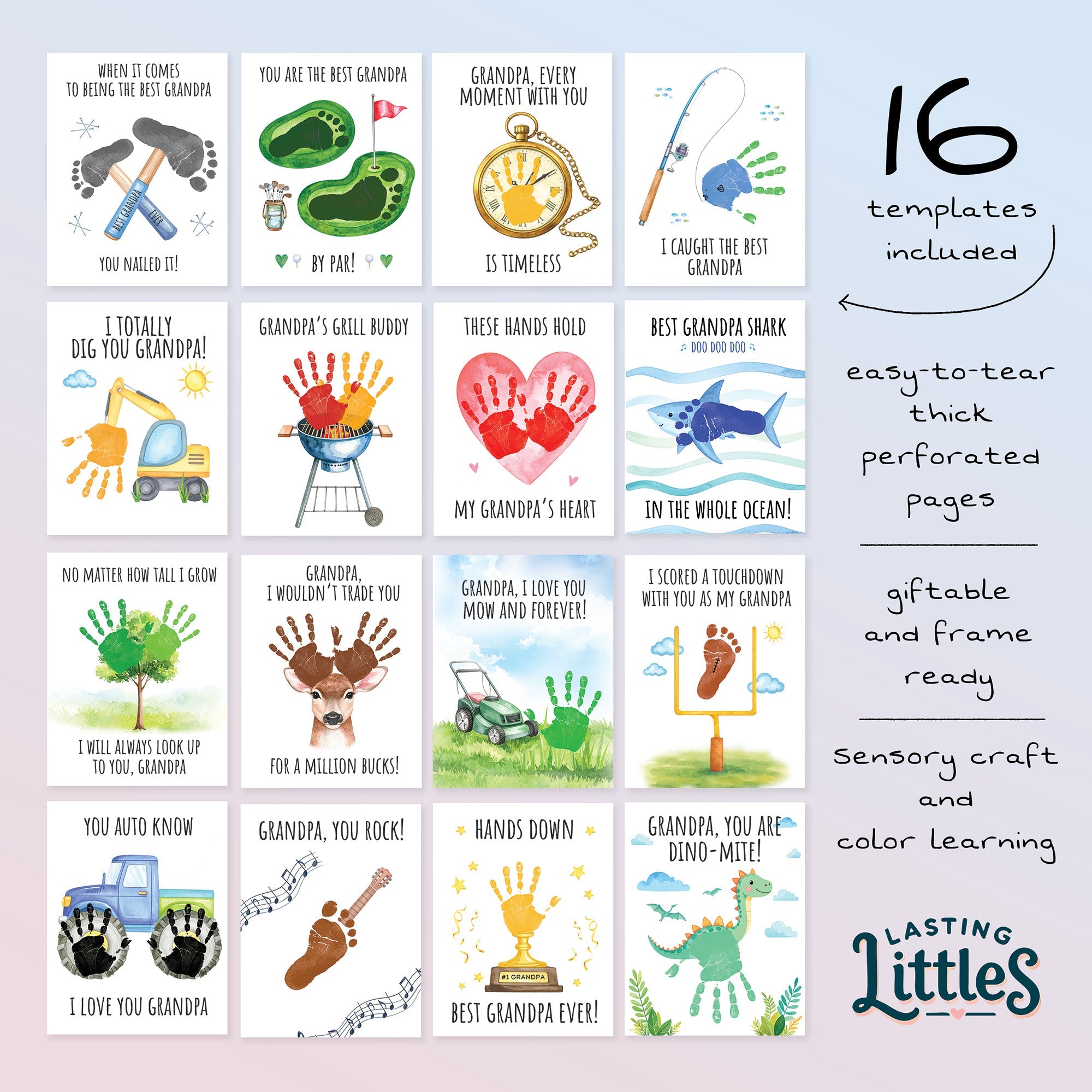 Lasting Littles Grandpa Edition - Lasting Littles Lasting Littles Grandpa Edition – art craft book by Lasting Littles Lasting Littles Grandpa Edition for Kids & Families – Lasting Littles Lasting Littles Grandpa Edition | Lasting Littles Keepsake Art