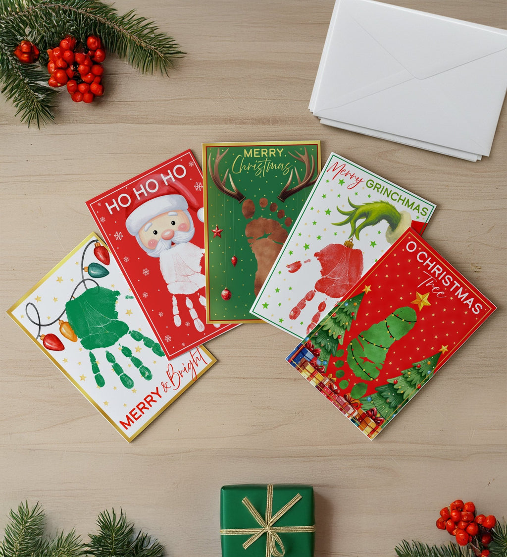 Lasting Littles Holiday Handprint & Footprint Cards - Lasting Littles Lasting Littles Holiday Handprint & Footprint Cards – by Lasting Littles Lasting Littles Holiday Handprint & Footprint Cards for Kids & Families – Lasting Littles Lasting Littles Holiday Handprint & Footprint Cards | Lasting Littles Keepsake Art