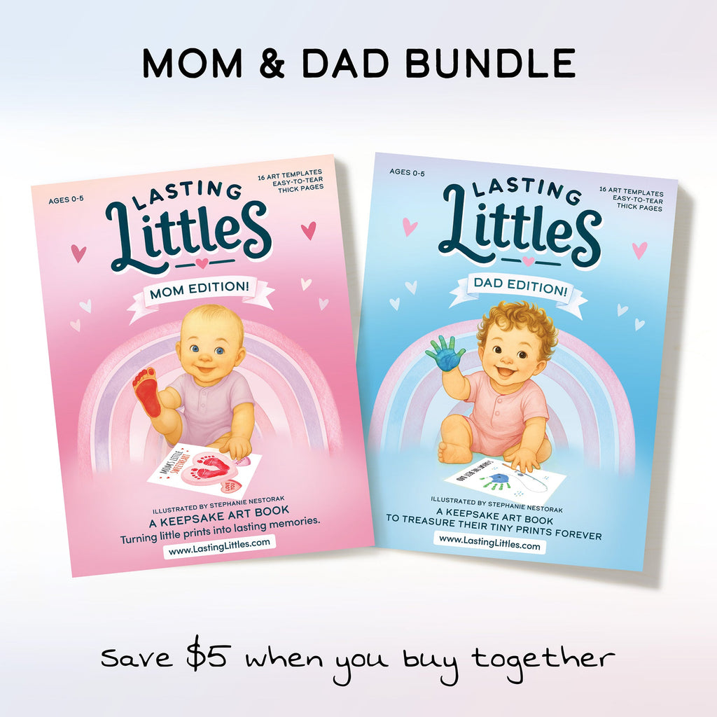 Mom + Dad Bundle - Lasting Littles Mom + Dad Bundle – art craft book by Lasting Littles Mom + Dad Bundle for Kids & Families – Lasting Littles Mom + Dad Bundle | Lasting Littles Keepsake Art